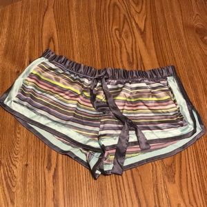 Women’s silk pajama shorts